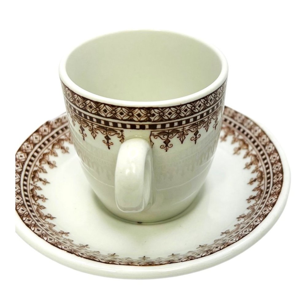 Bel & The Dragon Vitrified Hotel Ware Espresso Teacup Set Dunn Bennett - Picture 5 of 10